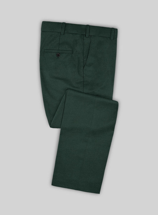 Elegant suit for men, Dark Green, Jacket, Vest and Pants - C4012